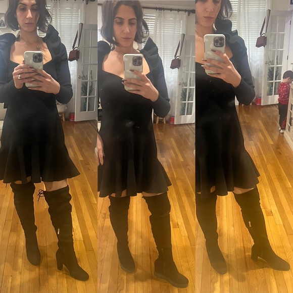 3 pair knee high black boot bundle - Picture 6 of 13